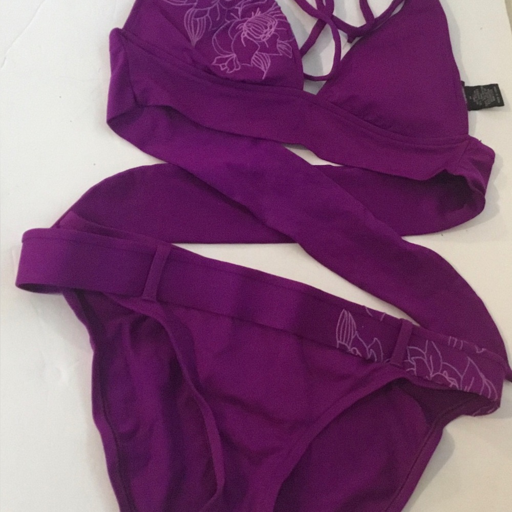 Mossimo purple bikini. Small